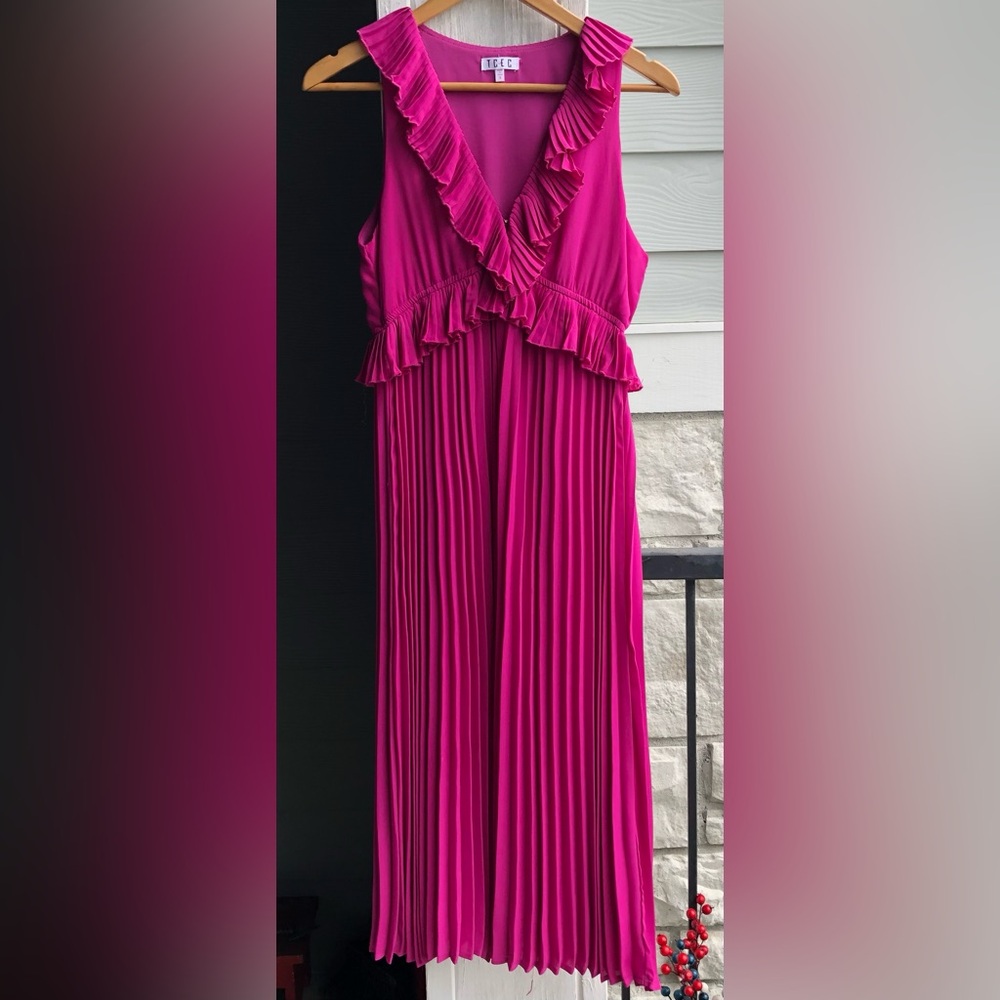 TCEC Pink Ruffle Maxi Dress - Picture 11 of 12